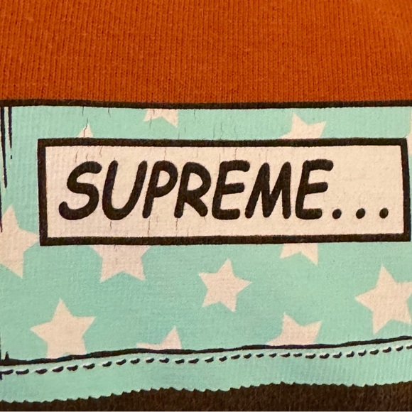 SUPREME Bed Tee Rust FW2021 Season 100% Cotton - Picture 6 of 14